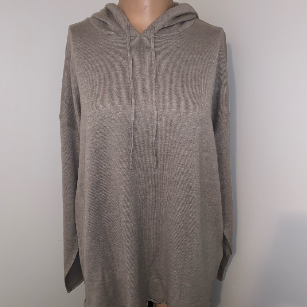 Selected Femme Wool Blend Hoodie Sweater Med New